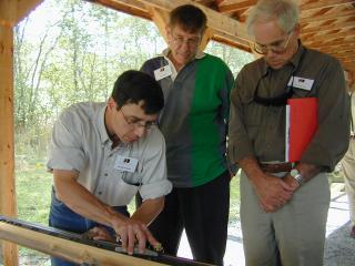 Fred Kretchen and Dave Fitch Planing the Butt section